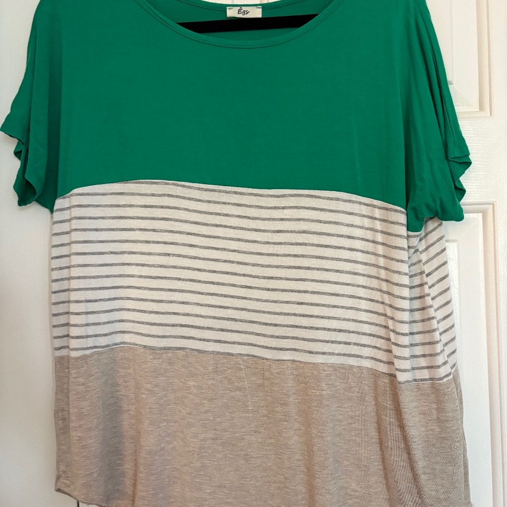 Colorblock Casual Tee